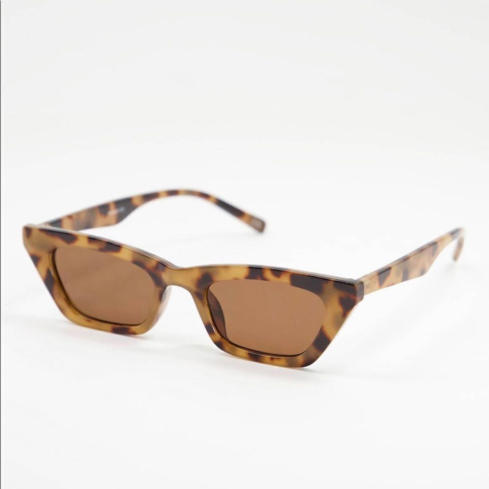 NWT Leopard print cat eye sunglasses